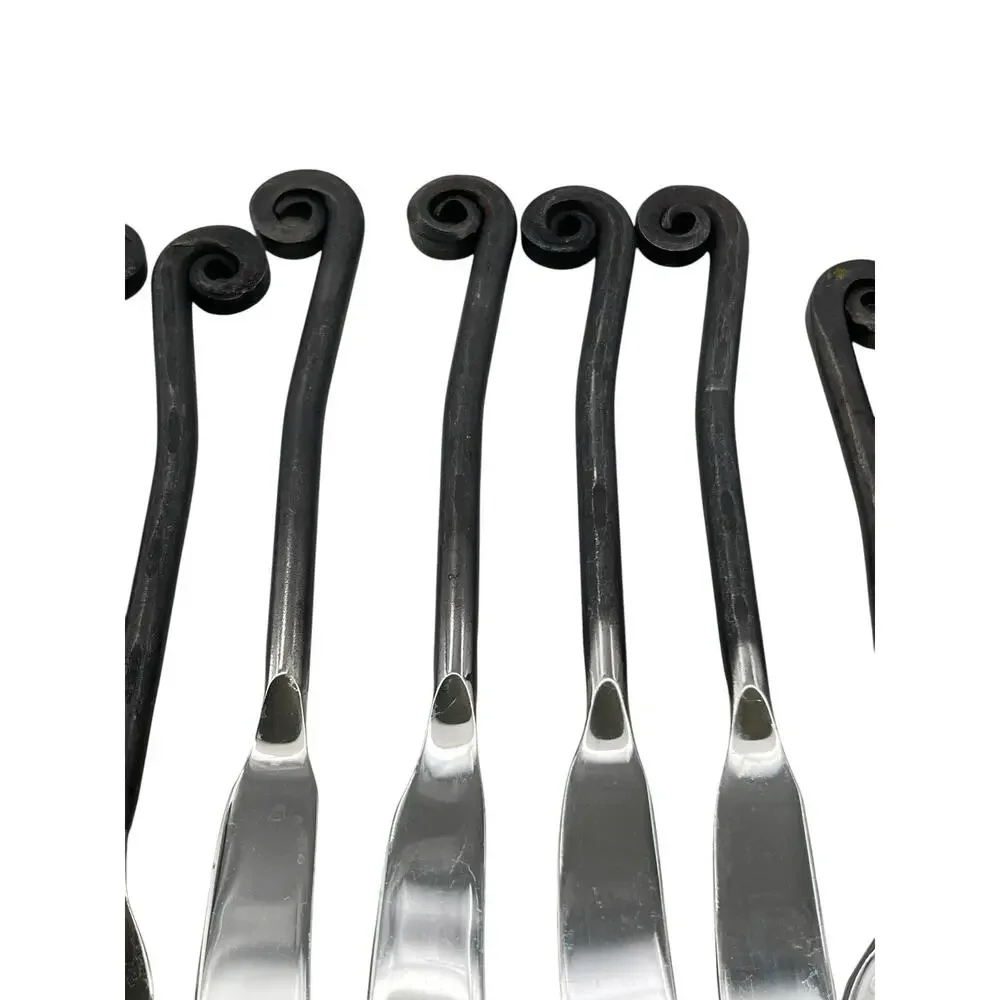 Gourmet Settings Treble Clef Mini Set Spreader Mini Spoon Cocktail Fork Set 12